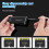 Rollbacks & More M2SSD Case M.2NVMe Enclosure USB3.1Type C Gen2 10Gbps Tool Free NGFF Solid State Drive Box Black 4