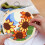 Coarse Yarn Punch Needle Embroidery Kit Floral Beginner Set 4