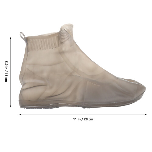 FRCOLOR1Pair Αδιάβροχες Καλύμματα Παπουτσιών Σιλικόνης, Επαναχρησιμοποιήσιμα 1