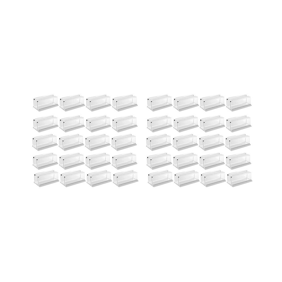 40 Pcs Rope Light Clips Mounting Clear Waterproof Led Strip Clip Brackets Adhesive Wall Mount Holder Wire Clips 6033805476026