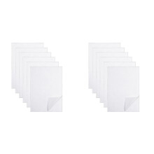 12 Sheets of Sticky Water Soluble Embroidery Stabilizer, Dissolvable Printing Paper Wash for Printed Embroidery