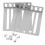 FRCOLOR 2pcs Car Stereo Mounting Bracket Audio Installation Frame for CD Player and DVD Navigation Kit Iron Bracket 6
