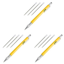 3X 6 in 1 Multitool Pen, Cool Gadgets for Men, Gifts for Dad, Stocking Stuffers for Men, Unique Christmas Gifts for Men