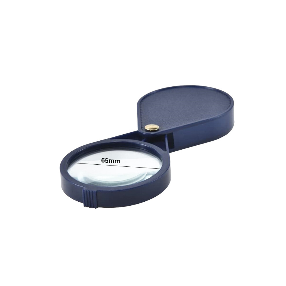 Inf Blue Pocket Magnifying Glass - 10X Magnification