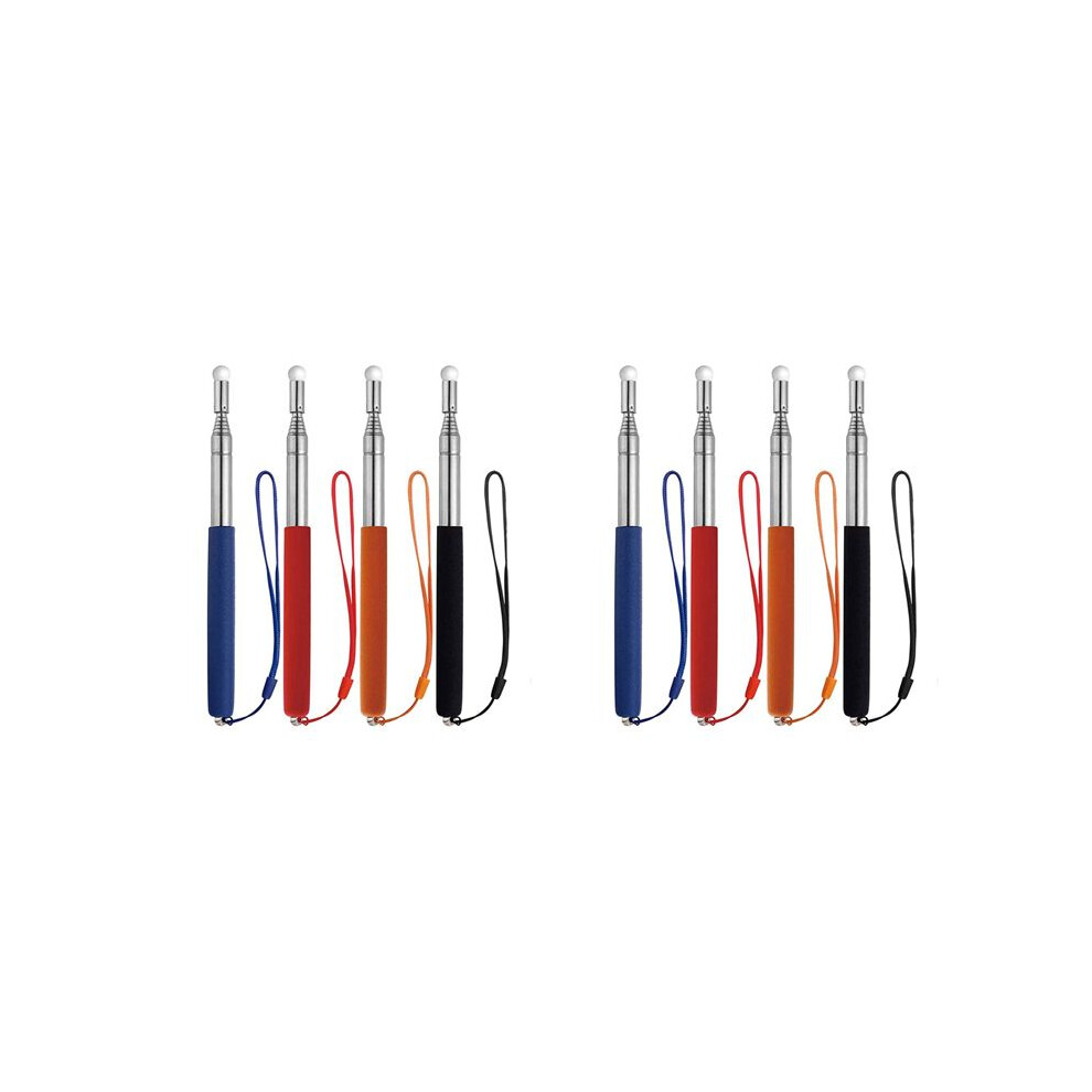 8Pcs Telescopic Pointer Stick With Hand Lanyard Teacher Pointer For Classroom Retractable Pointer Whiteboard Pointer 4713561219755