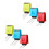 6 Pieces Dashed Handwriting Lines Practice Roller Stamp Self Inking  Rolling Stamp Teacher Stamp 1