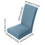 Stretch Chair Cover for Dining Room – Blue Polyester, 1 3