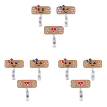 Nurse Badge Reel Holder - 9 Pack - RN Badge - Band Aid Badge Reel - Perfect Nurse Gifts for Women