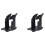2X External Rolls Label Holder, 2 in 1 Fanfold Stack Paper Holder for Desktop Thermal Label Printer 1