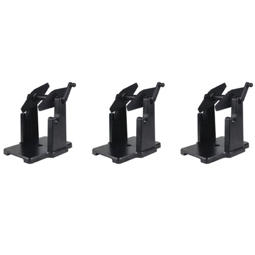 3X External Rolls Label Holder, 2 In 1 Fanfold Stack Paper Holder for Desktop Thermal Label Printer