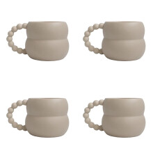 4X Ceramic Mug Cute Coffee Cup Nordic Home Decor Handmade Art Milk Tea Cup Home Drinkware Personalized Couple B