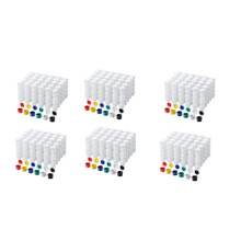 300 Strisce Strisce di Vernice Vuote Barattoli di Vernice Contenitori di Vernice Trasparenti Contenitori di Vernice Vaso di Pittura 3Ml / 0,1 Oz