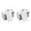 Large Reinforcing Hole Paper Tag with String Attached,400 Pcs Paper Hanging Tags with Elastic Rope Attached 1