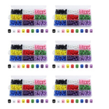 1740 Pcs Snap Retail Clothes Hanger Size Markers Garment Tags Xxs to 4Xl Size Coding Colored Dividers Hanger Sign Buckle