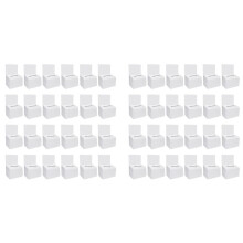 48 Pack Cardboard Ballot Box with Slot, Raffle Boxes 6x6Inch, Suggestion Boxes with Removable Slot, Donation Boxes