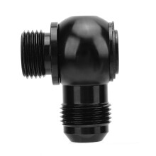 Adattatore Banjo AN-10 a NPT da 1/2 pollice - Nero ad alto carico