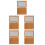 5Pièces Outil Compact Bois Beige Pour Affûtage Queue De Billard DIY 9