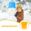 Yellow Beach Sand Bucket Portable Handle Plastic 1Set 5