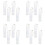 16 Pack Extendable Plastic Paint Brush Case, Clear Long Paint Brush Holder Tube, Storage Pencil Container 1