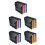 5X Expanding File Folder 12 Pockets File Organizer Filing Box,A4 Accordion Bill/Document with Colored Tabs 1