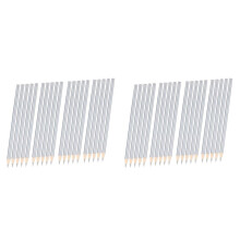 Lot de 40 Crayons de Soudeurs Argentés Crayons de Marquage Argentés Métalliques pour Les Travailleurs de la Construction Métallurgie Plombiers