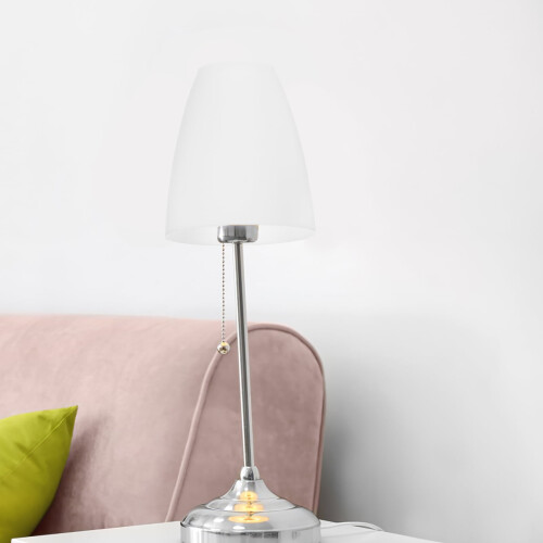 White Plastic Lamp Shade 10 x 10 x 11.5 cm 1