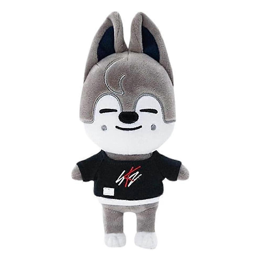 Kikidex (As Show, One Size) Plush Toy For Kids, 20.8Cm Stray Skzoo Stuffed Doll Gray