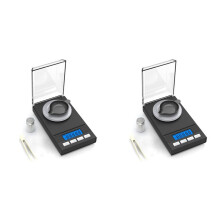 2X Scala In Milligrammi 50G/0.001G, Bilancia di Precisione In Milligrammi, , Bilancia Tascabile, Bilancia da Laboratorio con Display LCD, Scala per