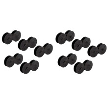 10Pcs Typewriter Ribbon Twin Spool Typewriter Ribbon Twin Spool Replacement Pack for Most Typewriter, Black