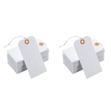 200 Perforated Cotton Elastic Hang Tags Card Card Label Listing Classification Card Number Plate Number Plate