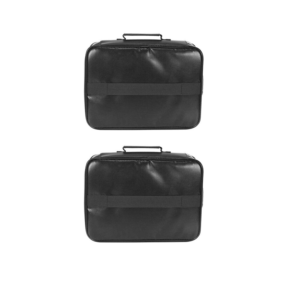 2X Document Bag With Lock, Fireproof 3-Layer Document Storage Box With Waterproof Zipper,Used For Laptops, Documents B 6032975372268