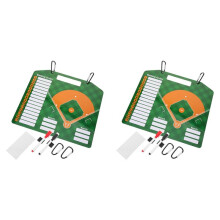 2X Tavola da Baseball Lavagna Magnetica per La Formazione del Baseball Softball Accessori per L'Allenamento di Baseball Lavagna per Pennarelli