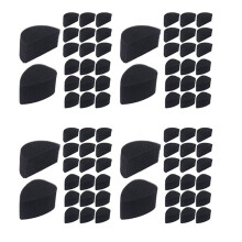 Face Paint Sponges Face Painting Black Sponges High Density for Art Work and Body Paint (40 Petals + 40 Half Moon)