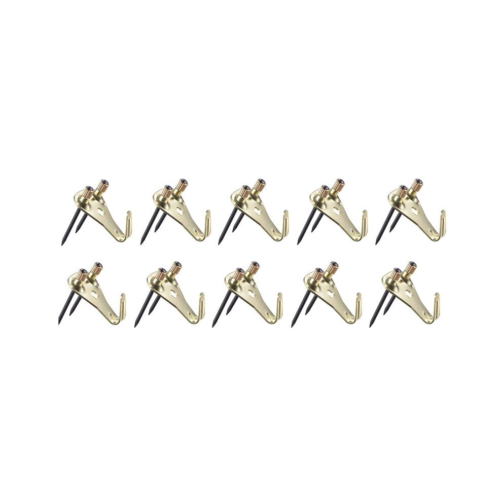 200 Pack 50 Lbs Picture Frame Hangers Hooks With Nails, Heavy Duty Plaster Wall Pro Photo/Heavy Mirror Hanging Kit 4713940304379