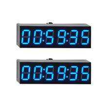 2pc 0.36 Inch 6-Bit Clock LED Digital Electronic Clock W Second Display Module Power Off Memory Brightness Adjustment -B