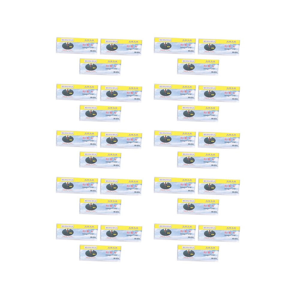 Safetypin Clear Hard Plastic Name Tag Clip Holder 30 Pcs 6031240053642