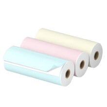 PeriPage A9 Series 77x30mm Self-Adhesive Thermal Paper Roll, BPA-Free Sticky Paper