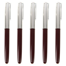 5X 616 HERO Fountain Pen Kapuzen Goldene Feder Dunkel Rot Kleine Weinlese