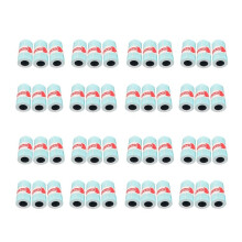 48 Rolls Sticker Thermal Paper 57mm x 30mm Self-Adhesive Thermal Printer for PAPERANG Printer Cash Register POS Receipt