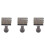 3X Arxin 12 Band Self Inking Rubber Stamps Numbering Machine, Grey white 1