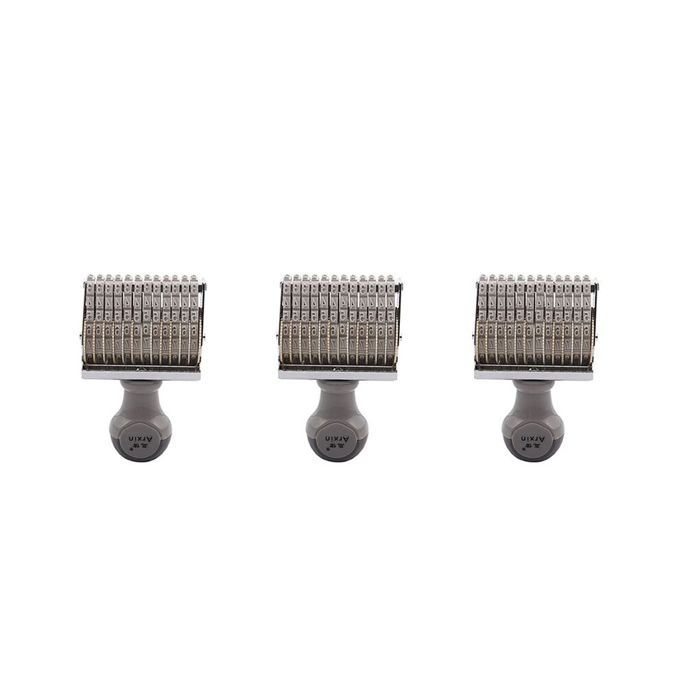 3X Arxin 12 Band Self Inking Rubber Stamps Numbering Machine, Grey White 6032101782886