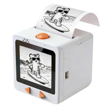 StickerBox AI Printer, AI Printer, Voice Printer, Portable Digital Display Printer Black