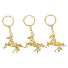3X DIY Mode Pferd Schluesselanhaenger Auto Keychain Ring Keyfob Zink Legierung Schluesselanhaenger