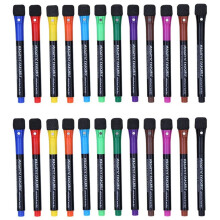 2X 12 Colors White Board Markers Dry Erase with Eraser Cap, Dry Erase Markers Fine Point Tip, for Kids Office