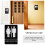 Plaque Braille Pour Toilettes Noir Usage Intensif 9