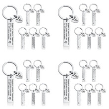 24 Pcs Thank You Gifts Keychain Appreciation Keychain Make A Difference Inspirational Gifts Coworker Leaving Gifts