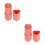 2Pièces Stick Contour Multifonction Femme Rouge Pastèque Mousse 6