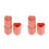 2Pièces Stick Contour Multifonction Femme Rouge Pastèque Mousse 8