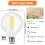 G25 LED Bulbs 2700K Warm White 500 lm E26 Base 6 Pack 4