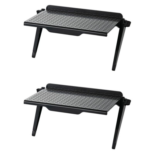 2X Wifi Router Shelf TV Top Adjustable Router Storage Rack Bracket Computer Player Stand Organizer Holder S